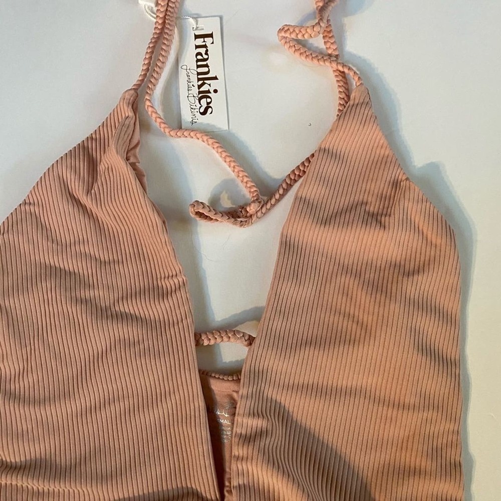 Frankie's Lilly Ribbed One Piece Bathing Suit nwt - Picture 6 of 12